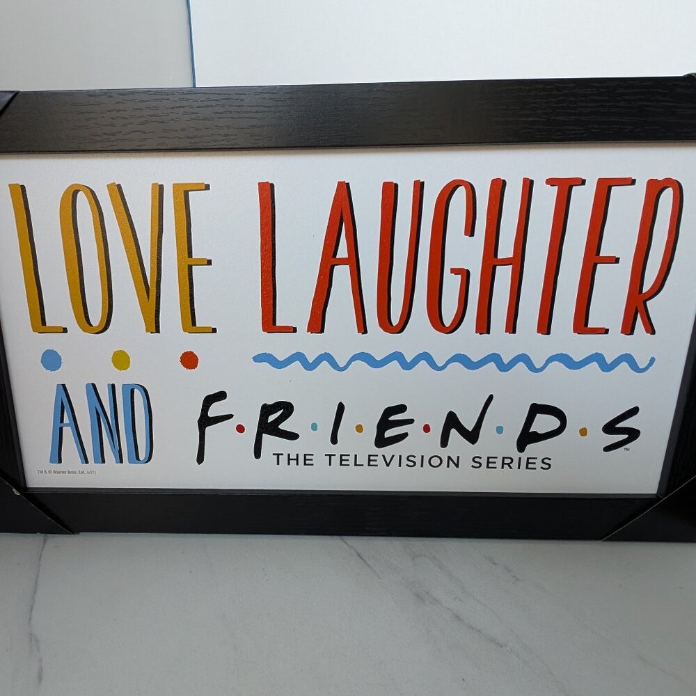 FRIENDS - Love, Laughter and Friends Wall Plaque/Art
